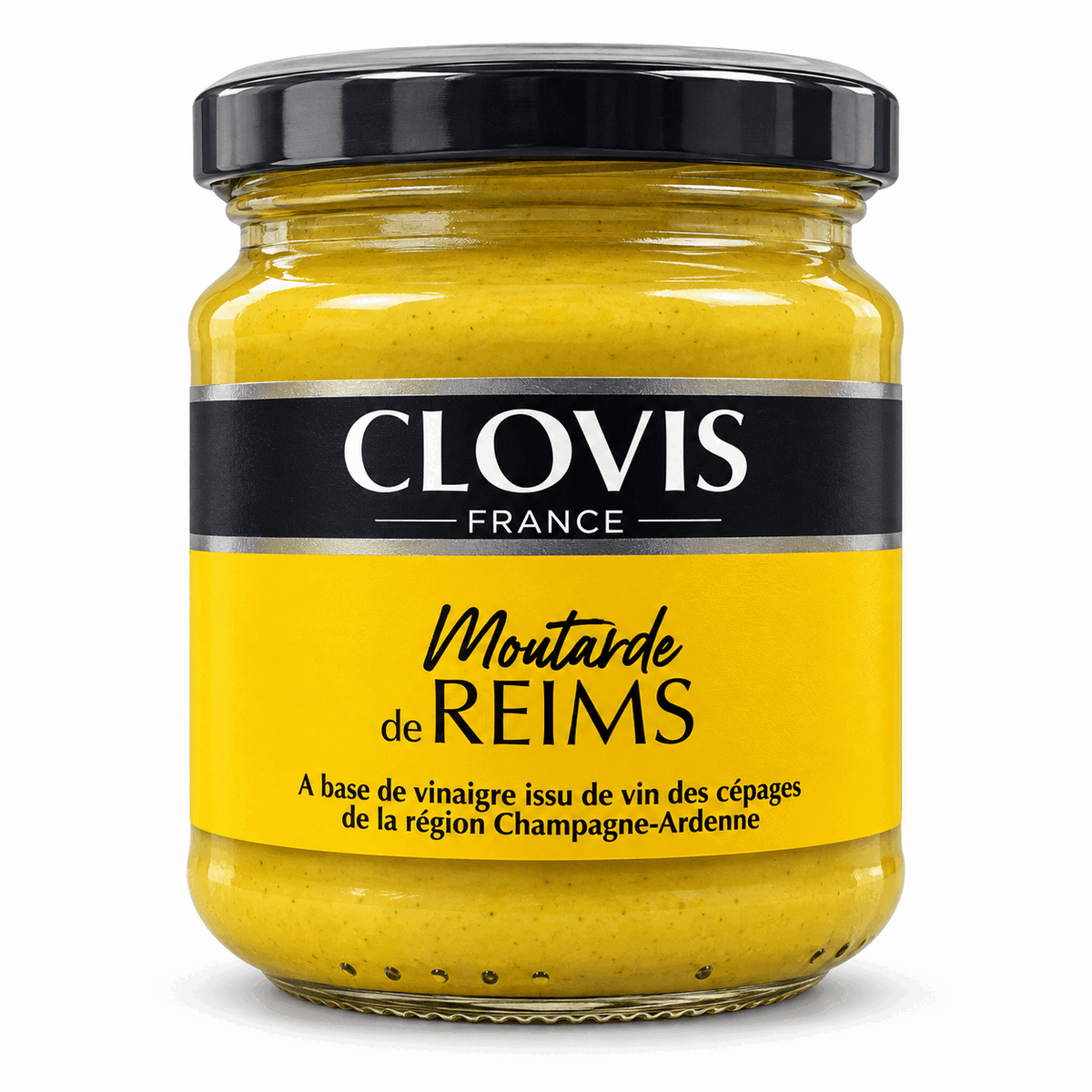 CLOVIS Moutarde de Reims Senape al Vino Bianco 200 g