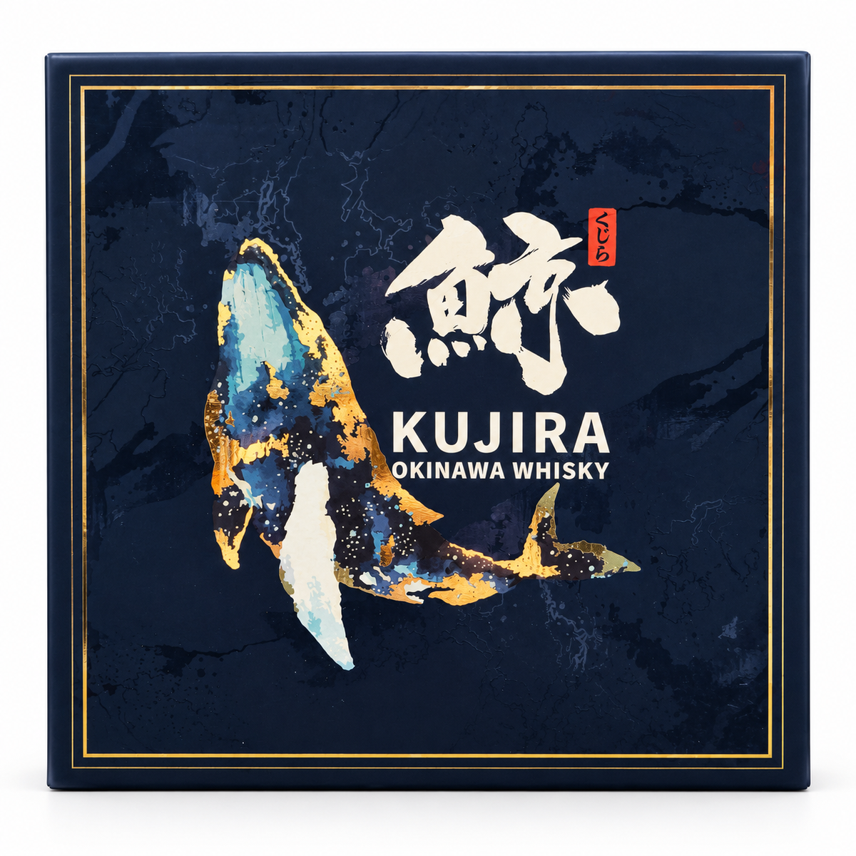 KUJIRA Inari Ryukyu Whisky di Riso 46% 0,70 L confezione con 2 bicchieri