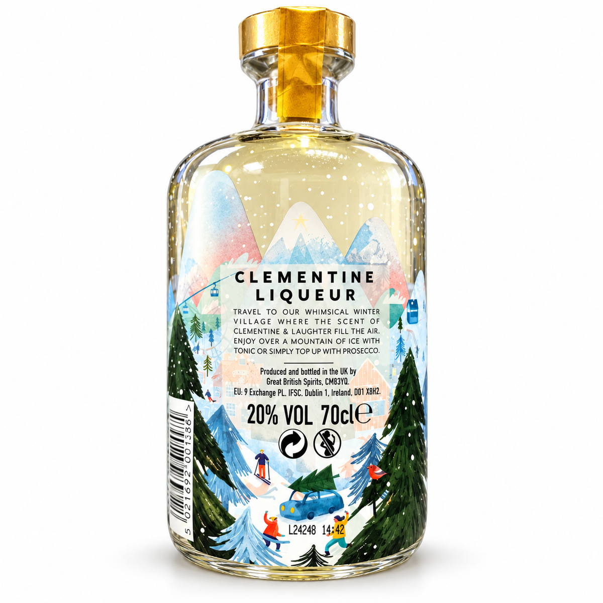 HAYMAN'S Clementine Snow Globe Gin Liqueur 20% 0,70 L