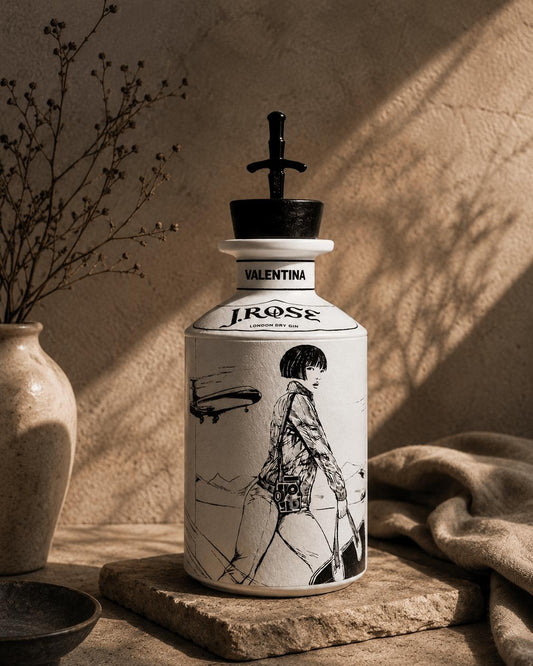 J.Rose Gin: il London Dry Gin italiano che unisce arte, design e collezionismo