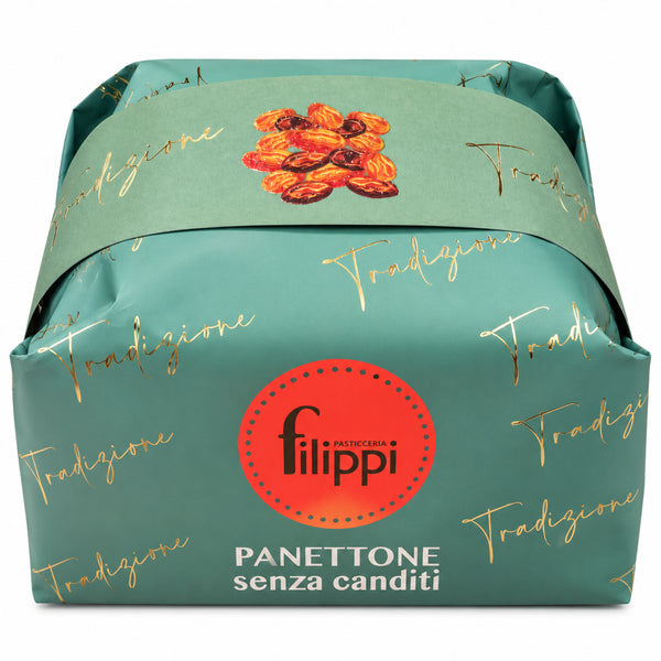 Pasticceria Filippi Panettone classico senza canditi 1kg