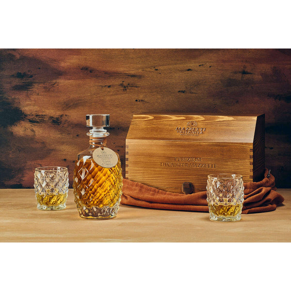 MAZZETTI D'ALTAVILLA Decanter Gocce d'Autore con grappa di Dolcetto Riserva 13 anni (70CL, 43% Vol.)