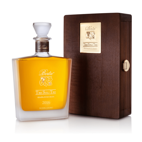 BERTA DISTILLERIE Grappa Tre Soli Tre 2017 (70CL, 43.0% Vol.)