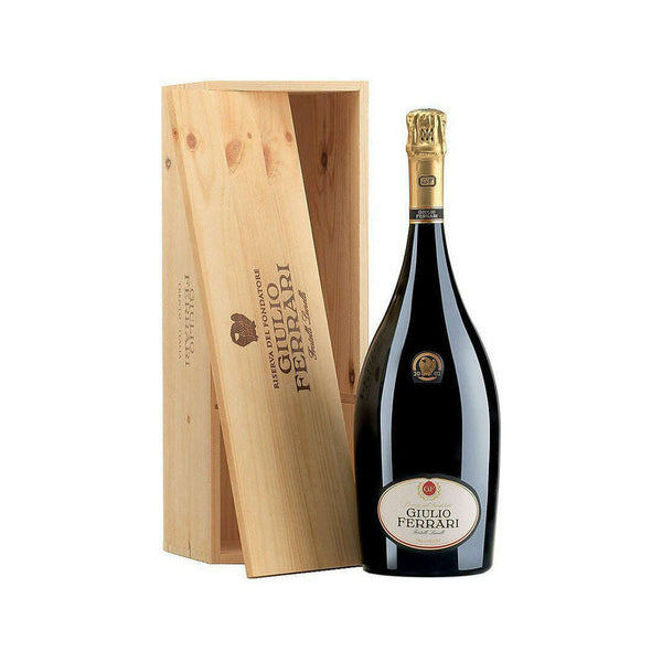 Giulio Ferrari' Riserva del Fondatore Trento Spumante Brut Ferrari 2015 (MAGNUM 1.5L Cassa di Legno)