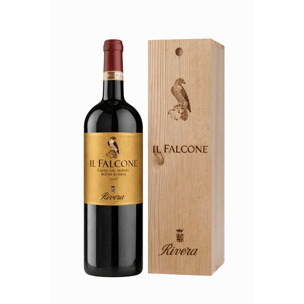RIVERA IL FALCONE Castel del Monte Rosso Riserva D.O.C.G. Riserva 2019 MAGNUM CASSATTA DI LEGNO 1.5 Lt