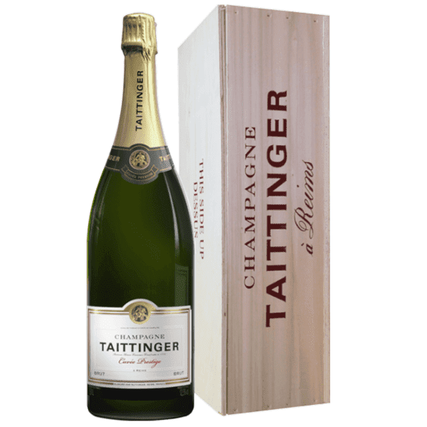 Taittinger Cuvée Prestige Brut 3 litry (Jéroboam Wooden Box)