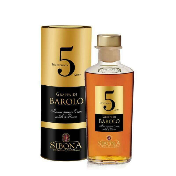 SIBONA GRAPPA RISERVA BAROLO 5 ANNI (50CL, 44.0% Vol.)