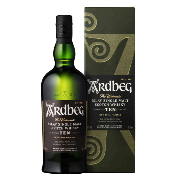 Whisky Ardbeg 10 éves Islay Single Malt Scotch (70 CL, 46,0 térfogatszázalék)