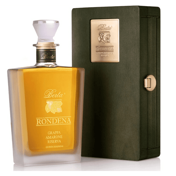 BERTA DISTILLERIE RONDENA Grappa Invecchiata Amarone Riserva VI Edizione (70CL, 43.0% Vol.)