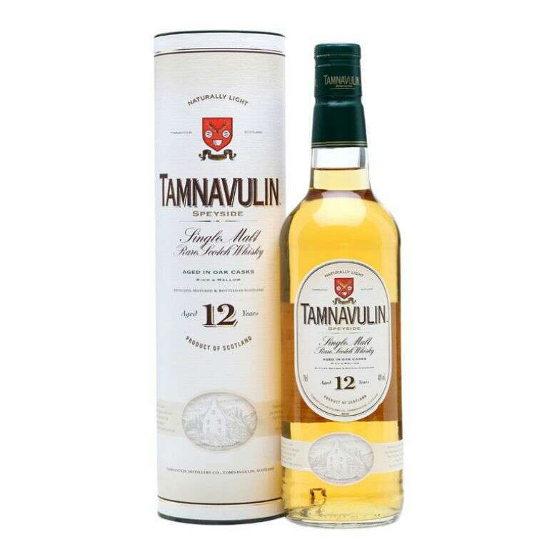 WHISKY TAMNAVULIN - AGED 12 YEARS- SPEYSIDE- AGED IN OAK CASKS (70CL, 40.0% Vol.)