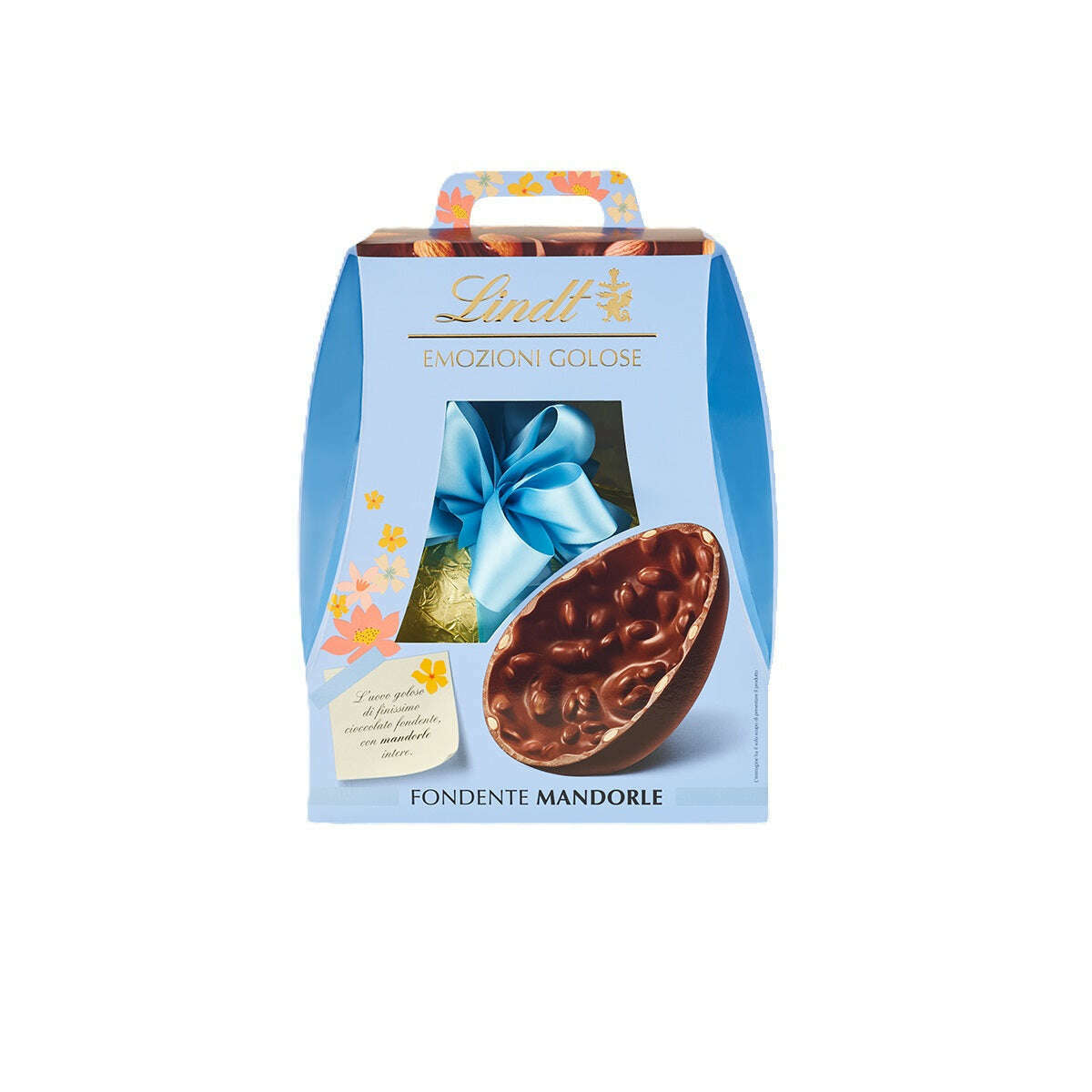 LINDT Uovo Emozioni Golose Fondente Mandorle 400g