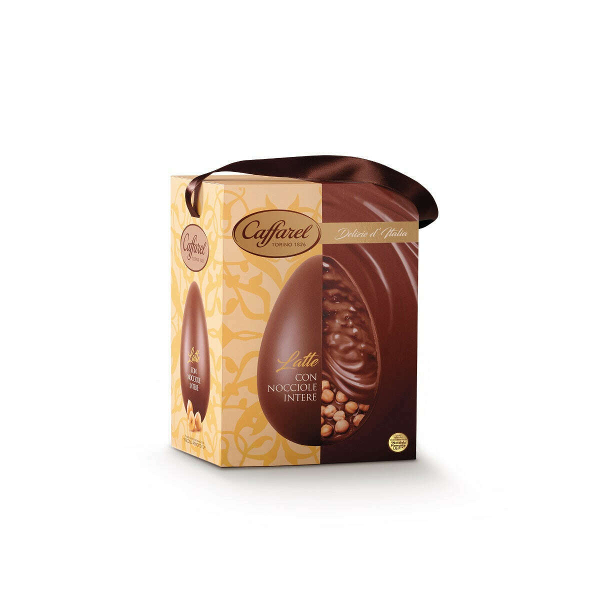 Uovo Delizie d'Italia Latte e Nocciole Intere Caffarel 530g