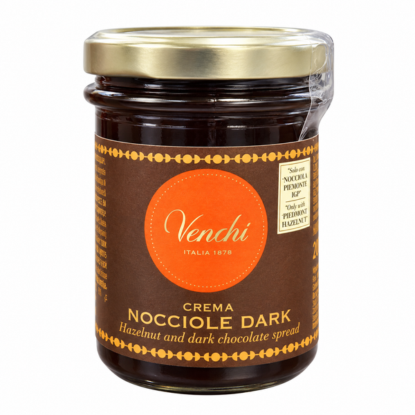 VENCHI Crema Spalmabile Fondente e Nocciole 200 g