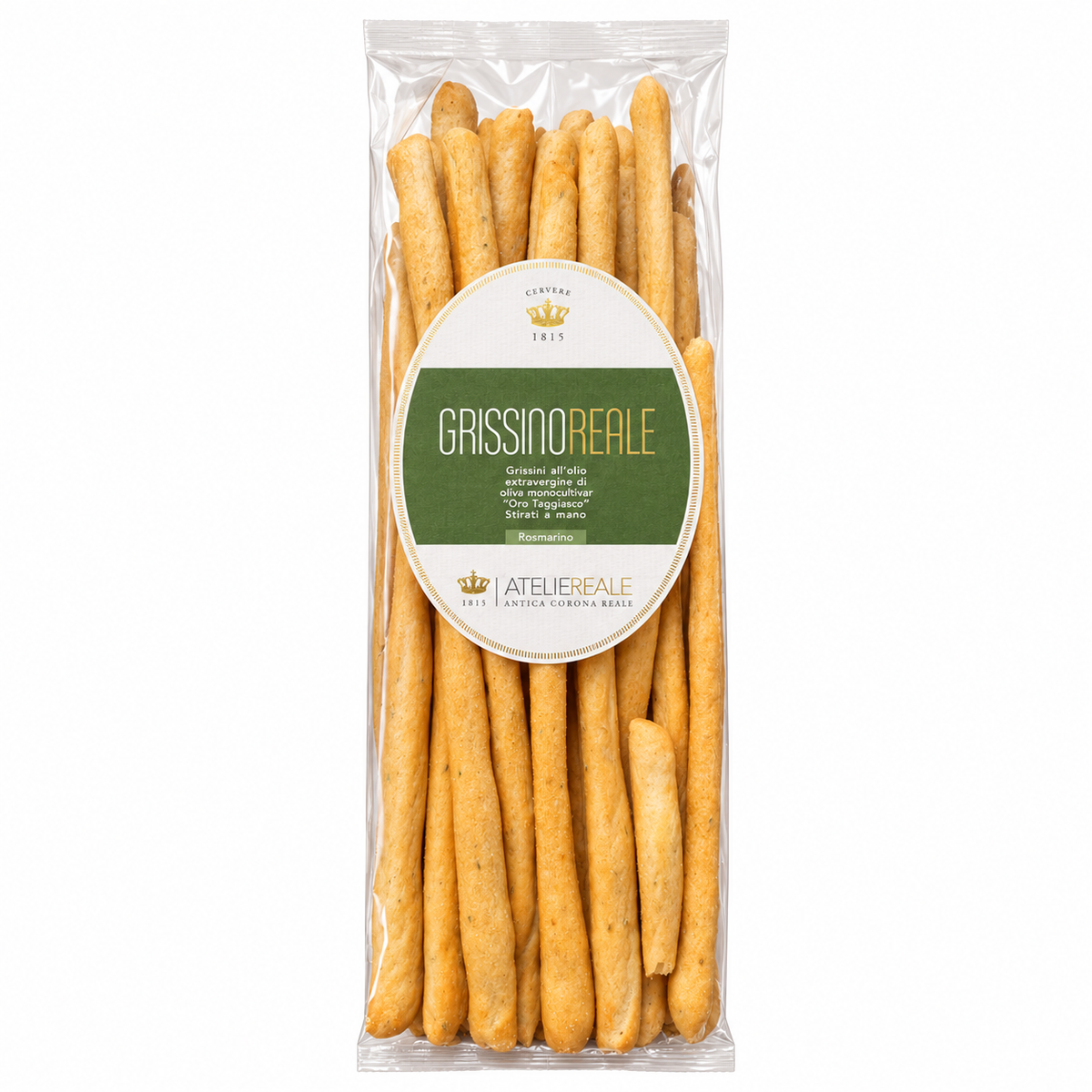 ATELIEREALE Grissino Reale Olio EVO al Rosmarino 200 g