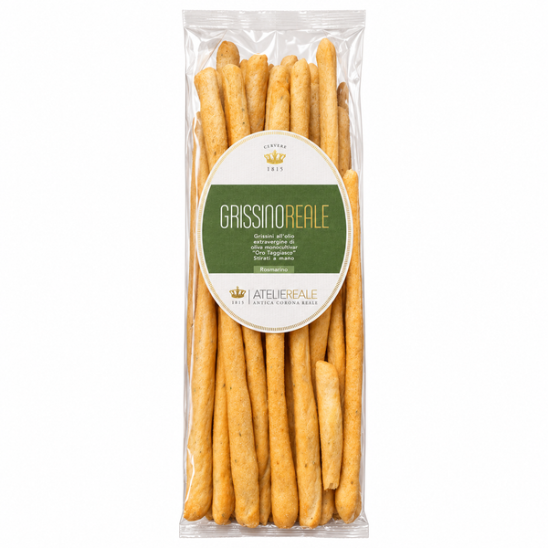 ATELIEREALE Grissino Reale Olio EVO al Rosmarino 200 g