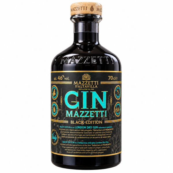 Mazzetti d'Altavilla Gin Black Edition London Dry 46% 70 cl