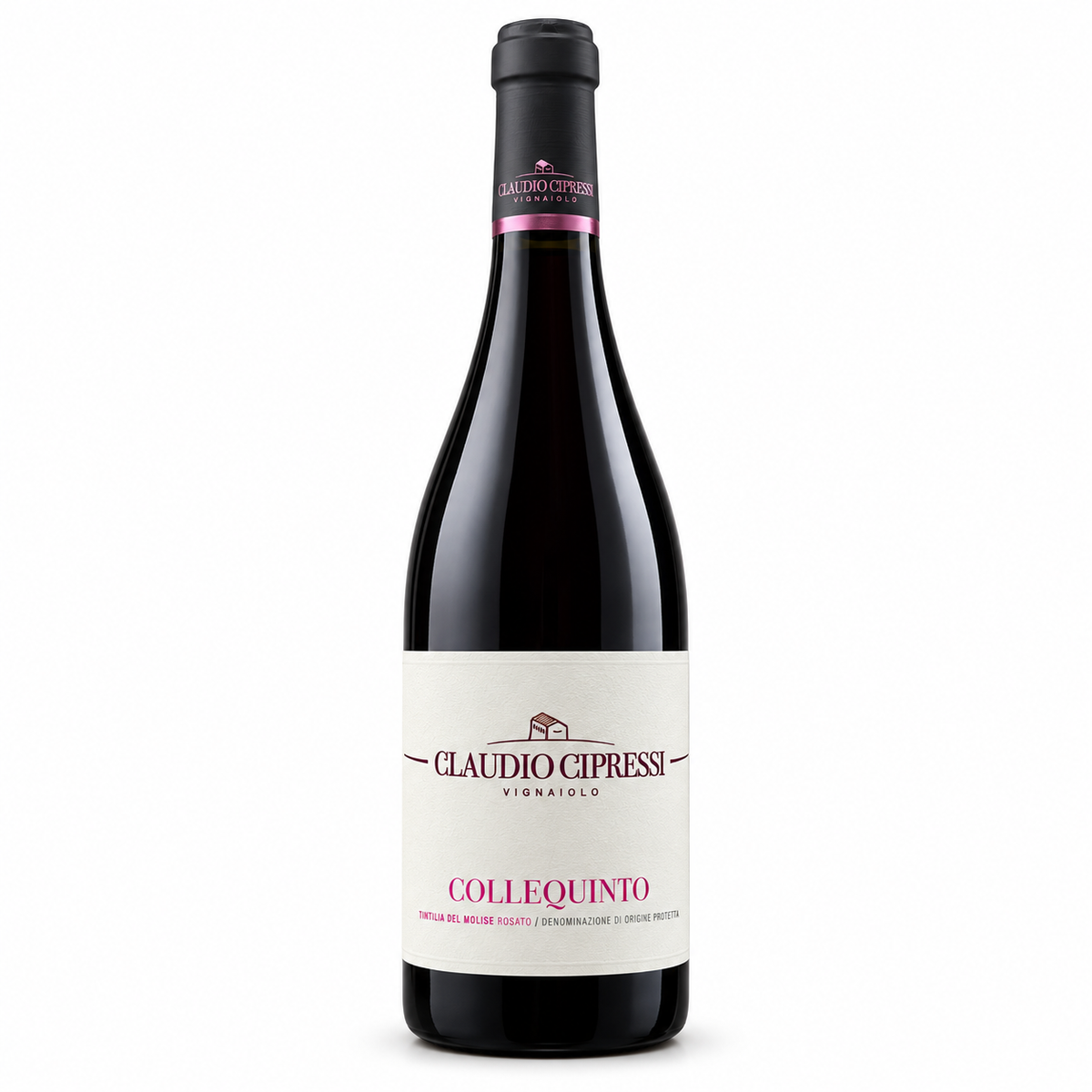 Claudio Cipressi Collequinto Tintilia del Molise DOP rosato biologico 2025 bottiglia 75 cl