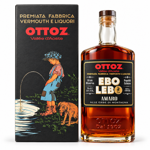 OTTOZ Ebo Lebo Amaro Gran Riserva 36% 0,70 L con astuccio