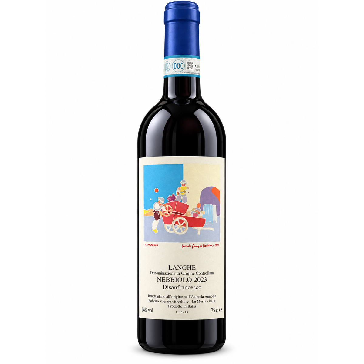 Roberto Voerzio Langhe Nebbiolo di San Francesco DOC 2023 75 cl – immagine prodotto su sfondo bianco