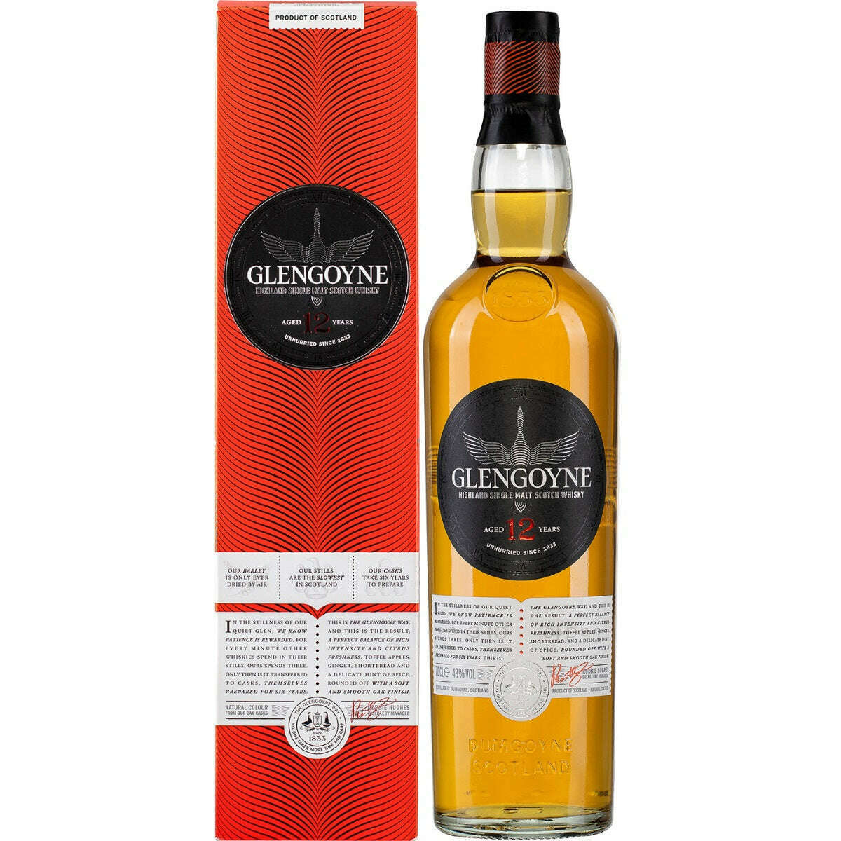 WHISKY GLENGOYNE 12 YO (70CL, 43.0% Vol.)