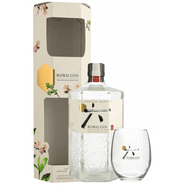 Roku Gin (70cl, 43%) - Confezione Con 1 Bicchiere