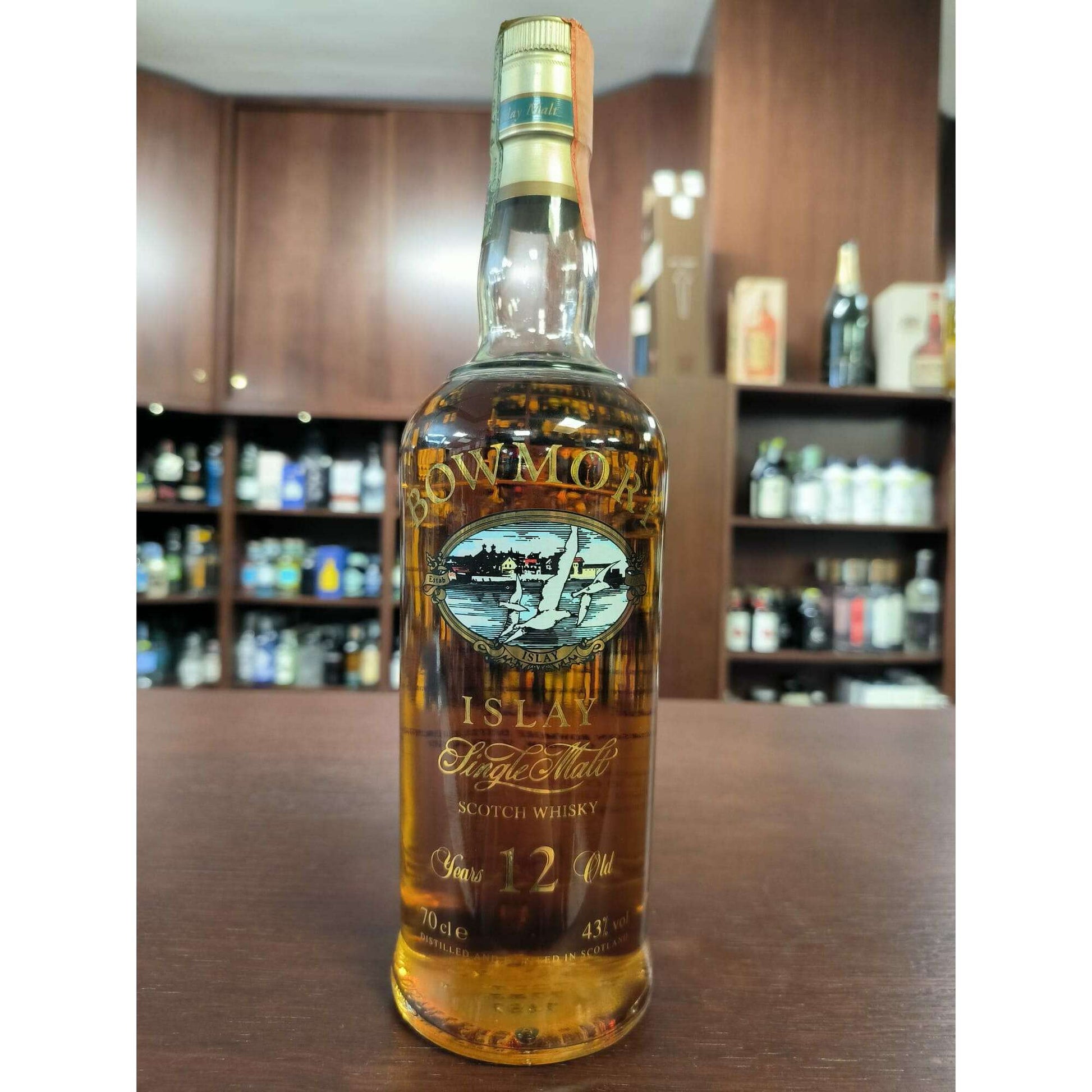 Whisky Single Malt Bowmore 12 Anni Old Edition (70CL, 43.0% Vol.) - Screen printed bottle