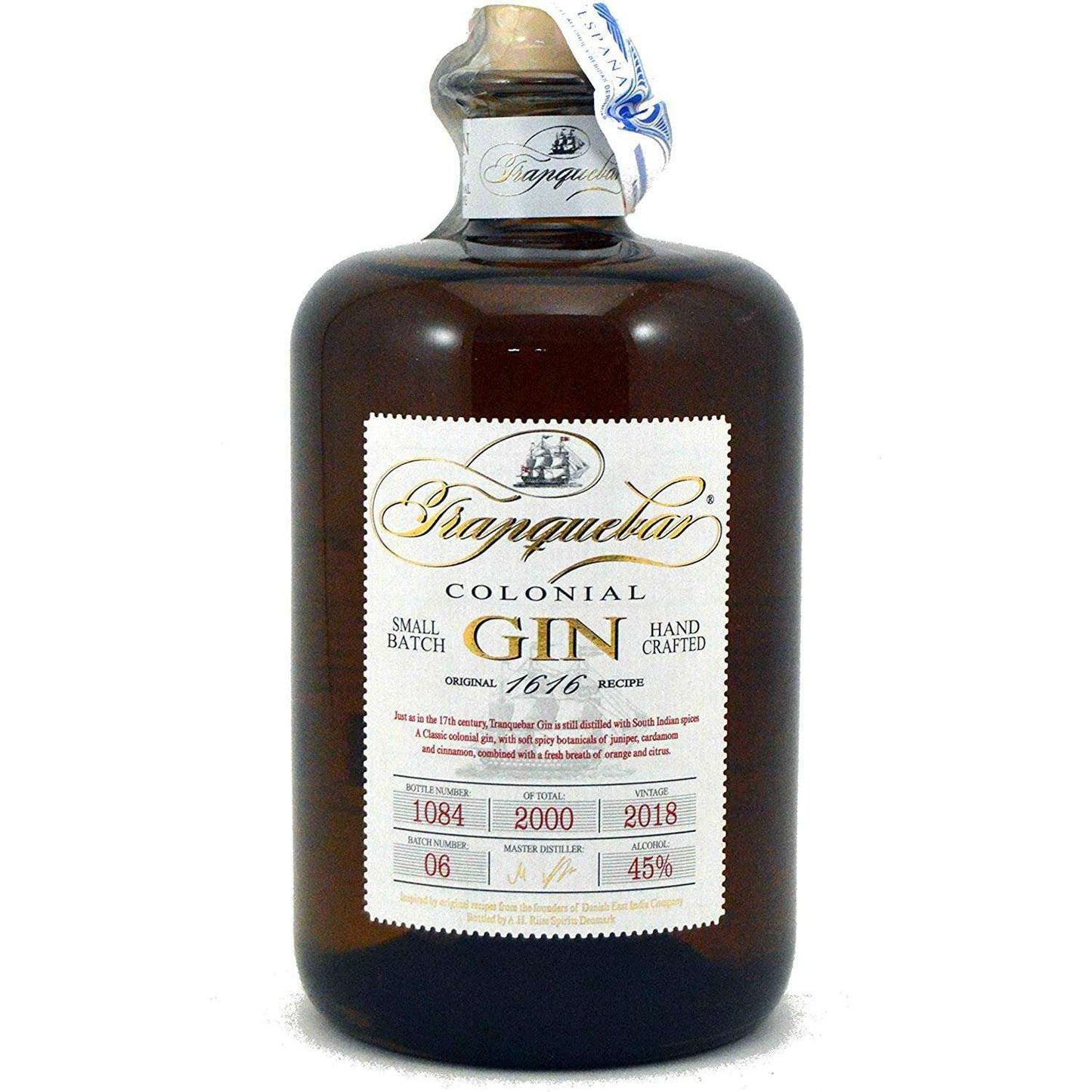 Tranquebar Colonial Gin (70CL, 45.0%)