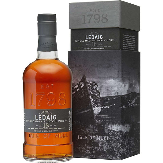 Whisky Ledaig 18 Years Old PEATED Single Malt  (70CL, 46.3% Vol.)