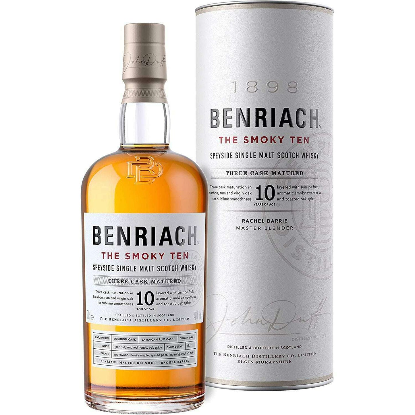 Whisky Benriach The Smoky 10 Years Old (70CL, 46.0% Vol.)