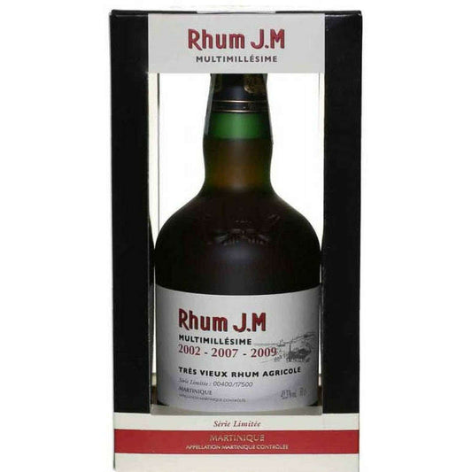 Rhum Agricole J.m. Vieux Multimillesime' 2002 - 2007 - 2009 Vol. 42,3%