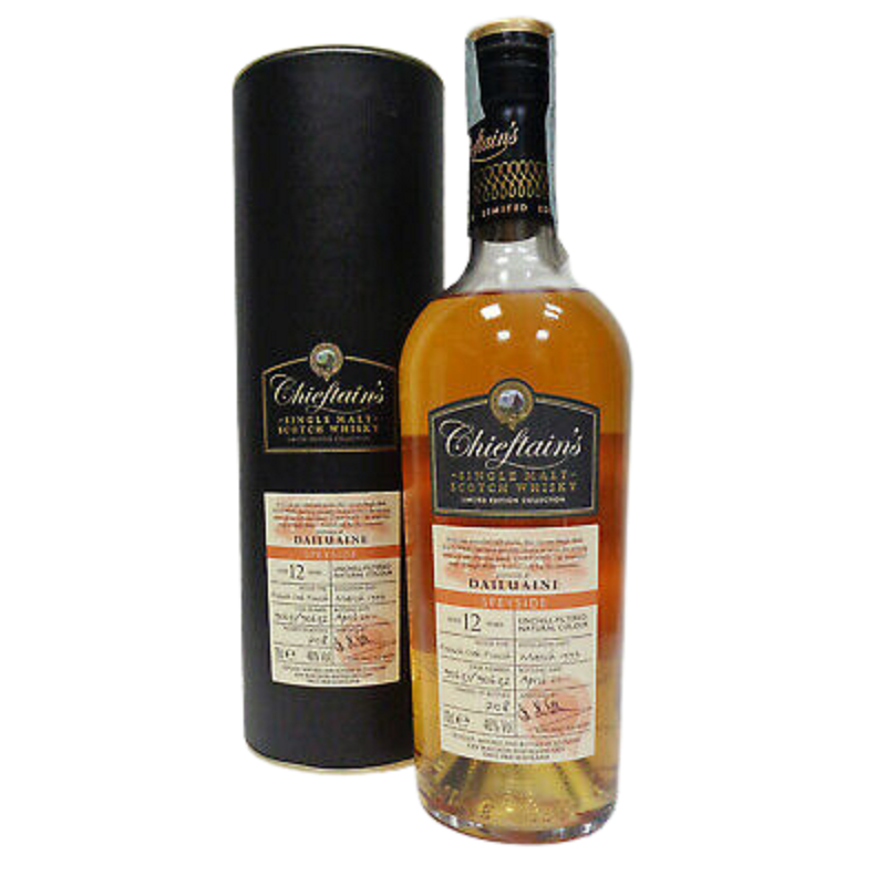 Chieftain's Dailuaine 12 Years 1999 cask 90631/90632 (70CL, 46% Vol.) french oak finish