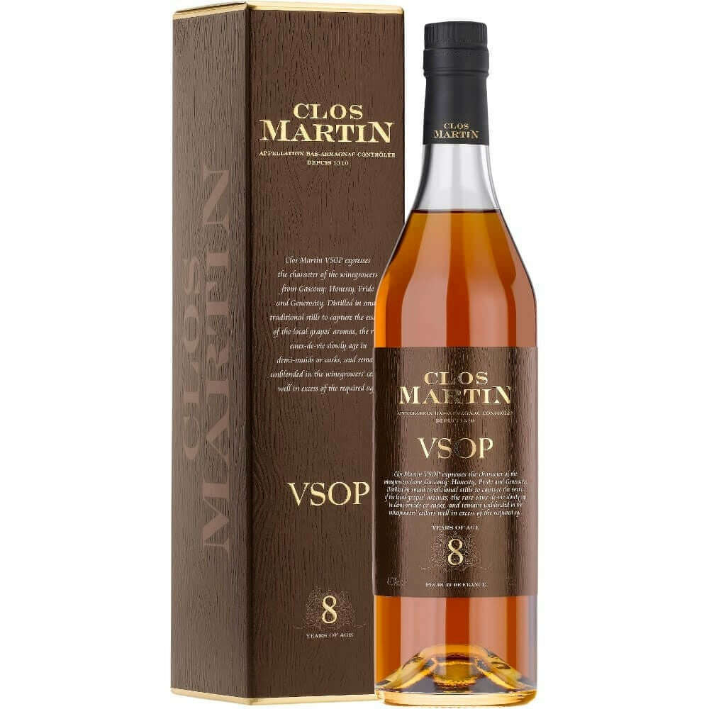 Clos Martin Bas Armagnac VSOP 8 YO (0.70L, 40.0% Vol.)