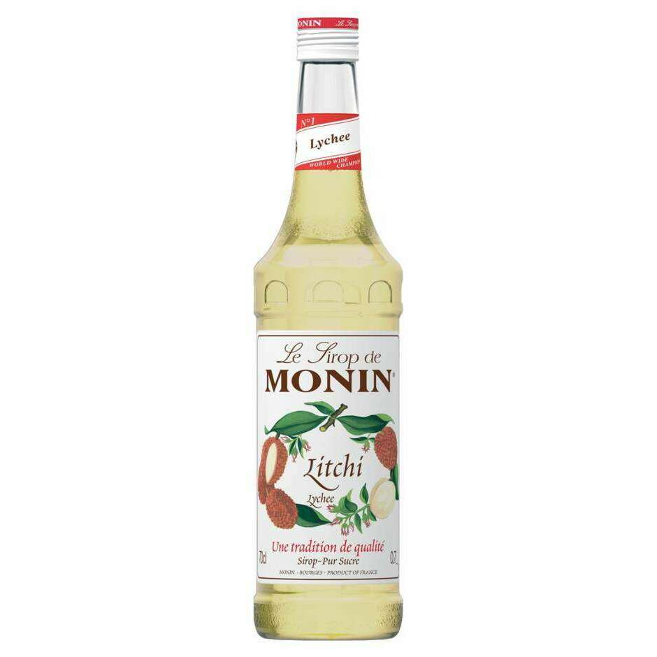 MONIN LYCHEE SYRUP (70CL, 0.00% Vol.)