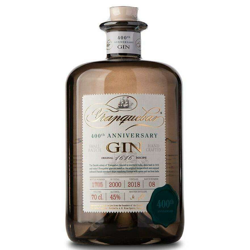 Tranquebar Gin 400th Anniversary Gin Holland (70CL, 45.0% Vol.)