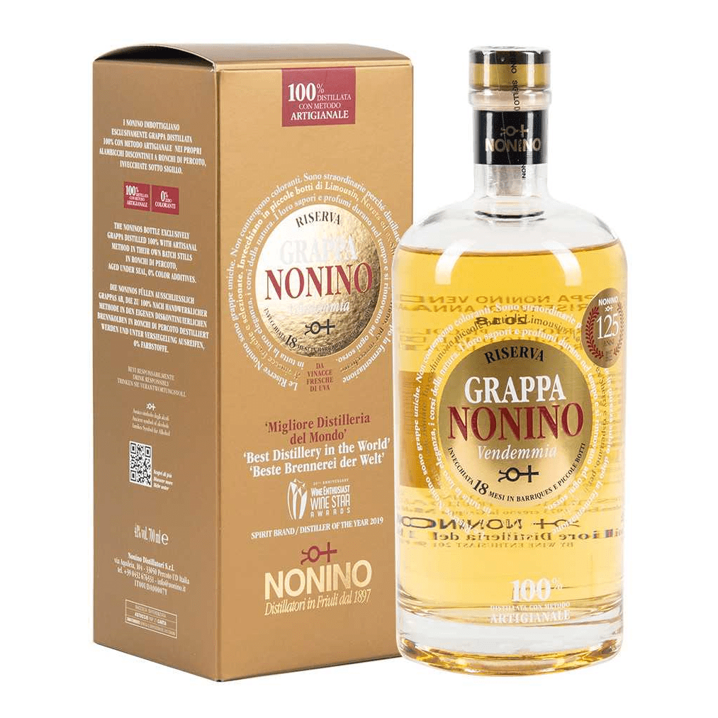 Grappa Vendemmia Riserva 18 mesi Nonino (70CL, 41.0% Vol.) (astuccio)