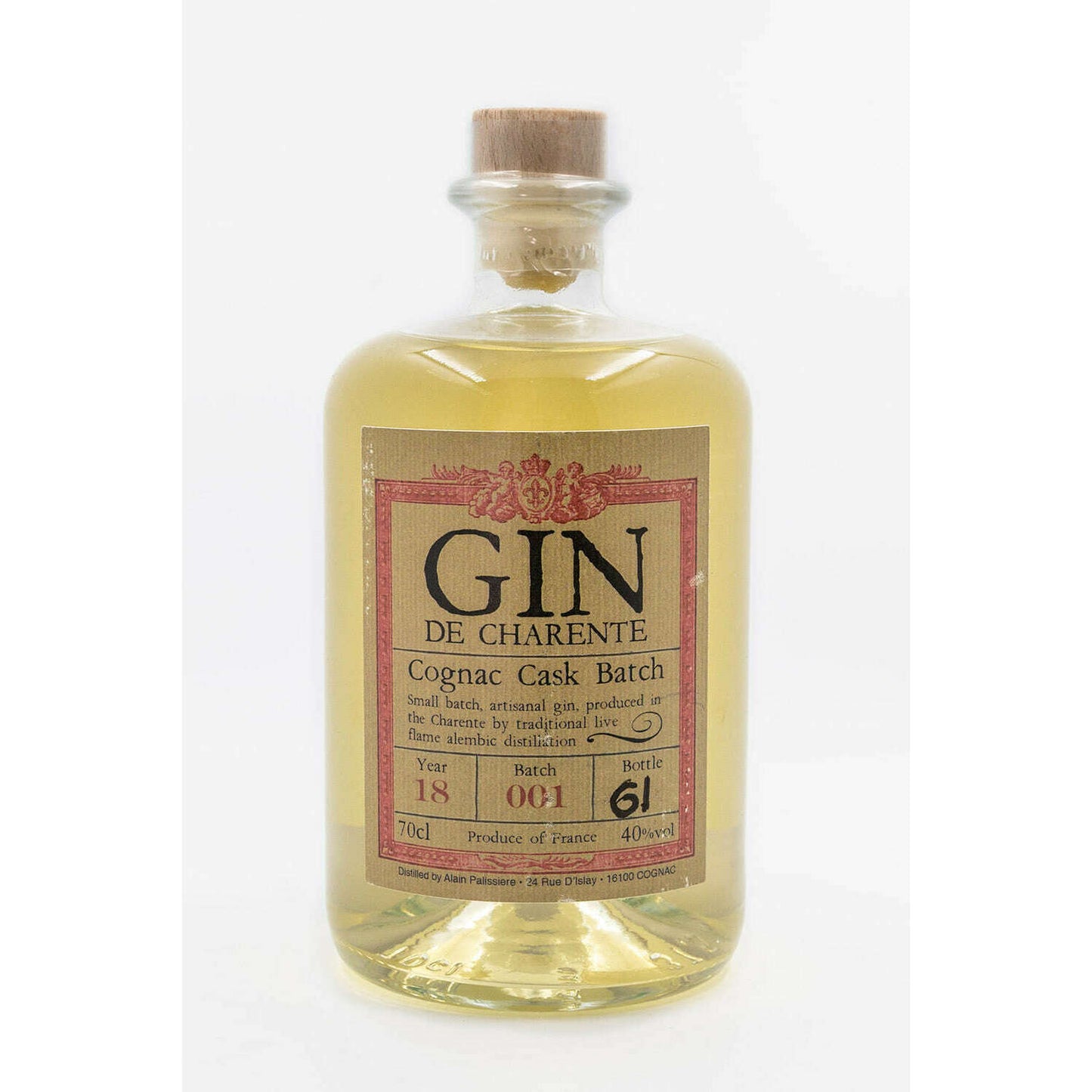 GIN DE CHARENTE Cognac Barrel Rested (50CL, 40% Vol.)