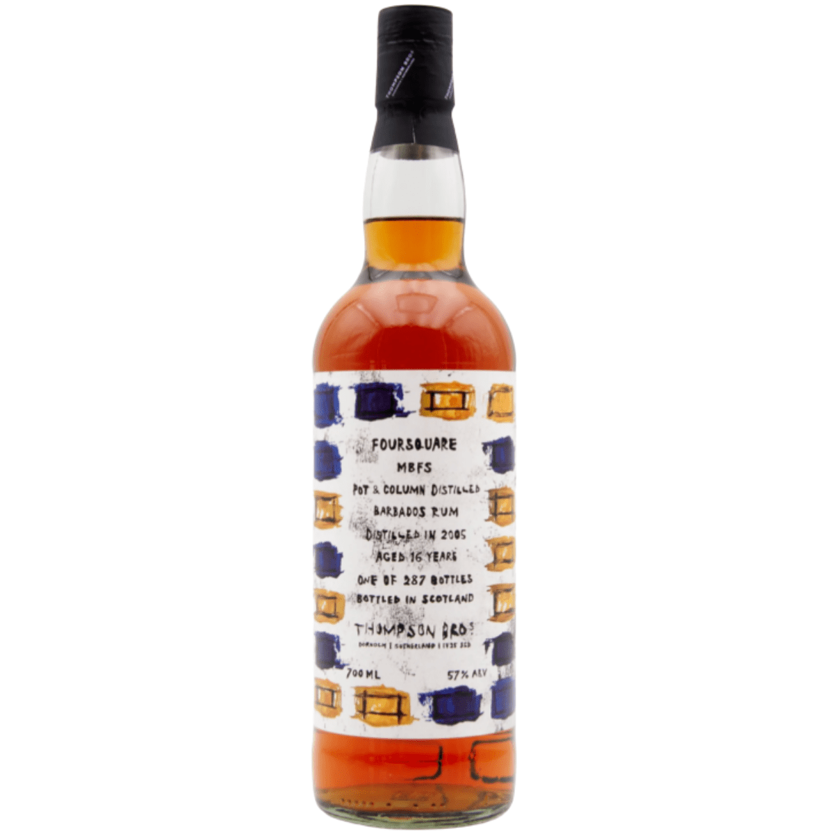 Rum THOMPSON BROS - FOURSQUARE 2005 16 YO (70CL, 57% Vol.)