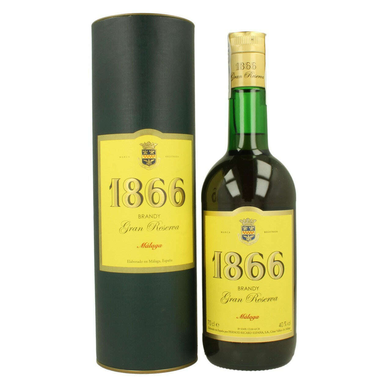 BRANDY 1866 VIEJISIMO (70CL, 40.0% Vol.) OLD BOTTLE