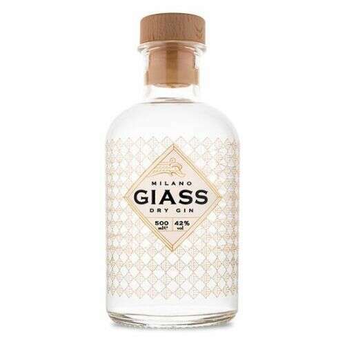 Giass Milano Dry Gin Gin (0.5L, 42.0% Vol.)