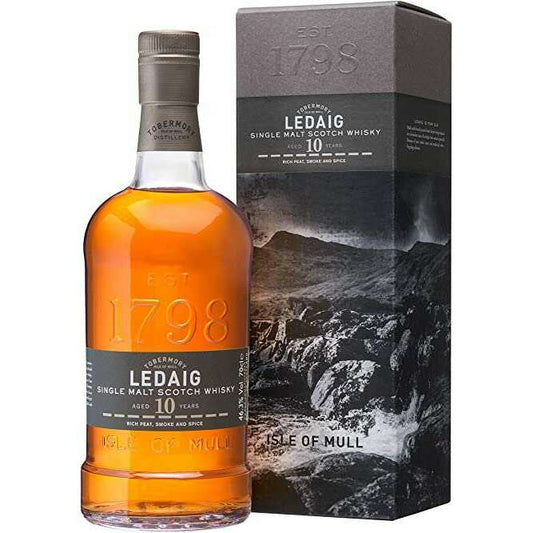 Ledaig 10 Years Old RICH PEAT Single Malt Scotch Whisky (70CL, 46.3% Vol.)