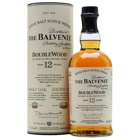 The Balvenie 12 Years Old Doublewood Single Malt Scotch Whisky (70CL, 40.0% Vol.)