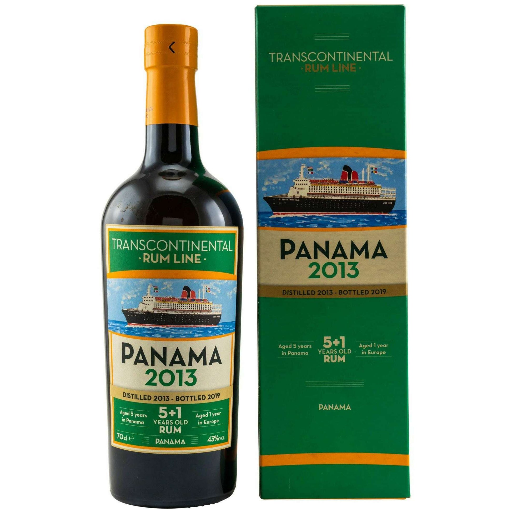Transcontinental Rum Line Panama 2013 (70CL, 43.0% Vol.)