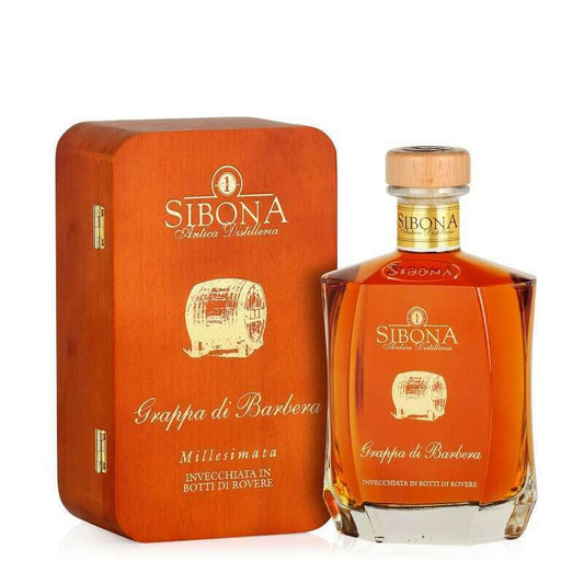 Sibona Riserva Speciale Grappa di Barbera Millesimata 2009 (0.7L, 44% Vol.)