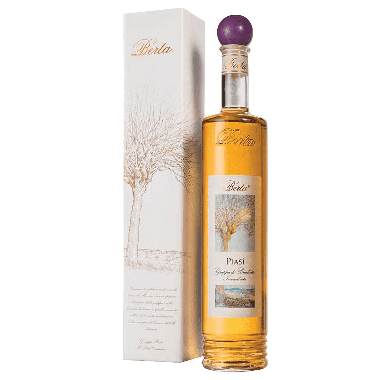 GRAPPA BERTA PIASì - Grappa Invecchiata di Brachetto (0.7L, 40% Vol.)