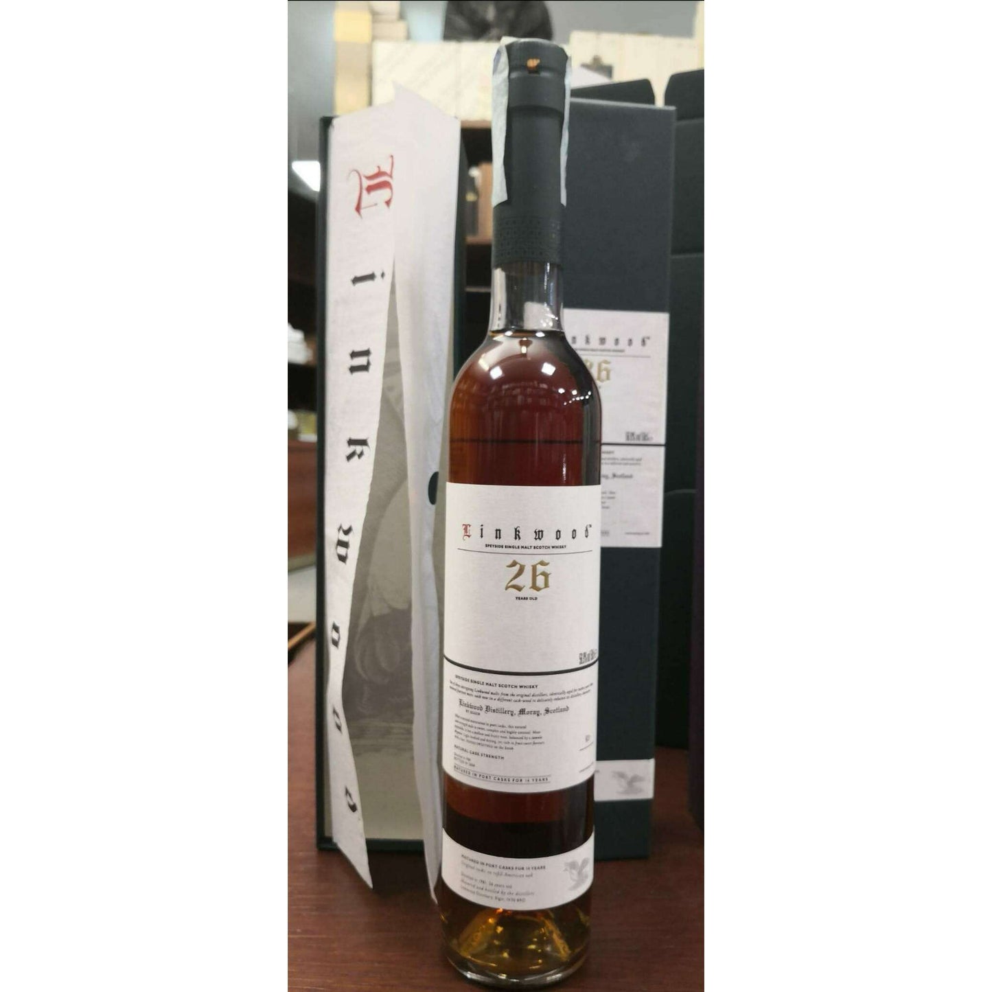 Whisky LINKWOOD 26 YEAR OLD 1981 Port Cask Natural Cask Strength (50CL, 56.9% Vol.)