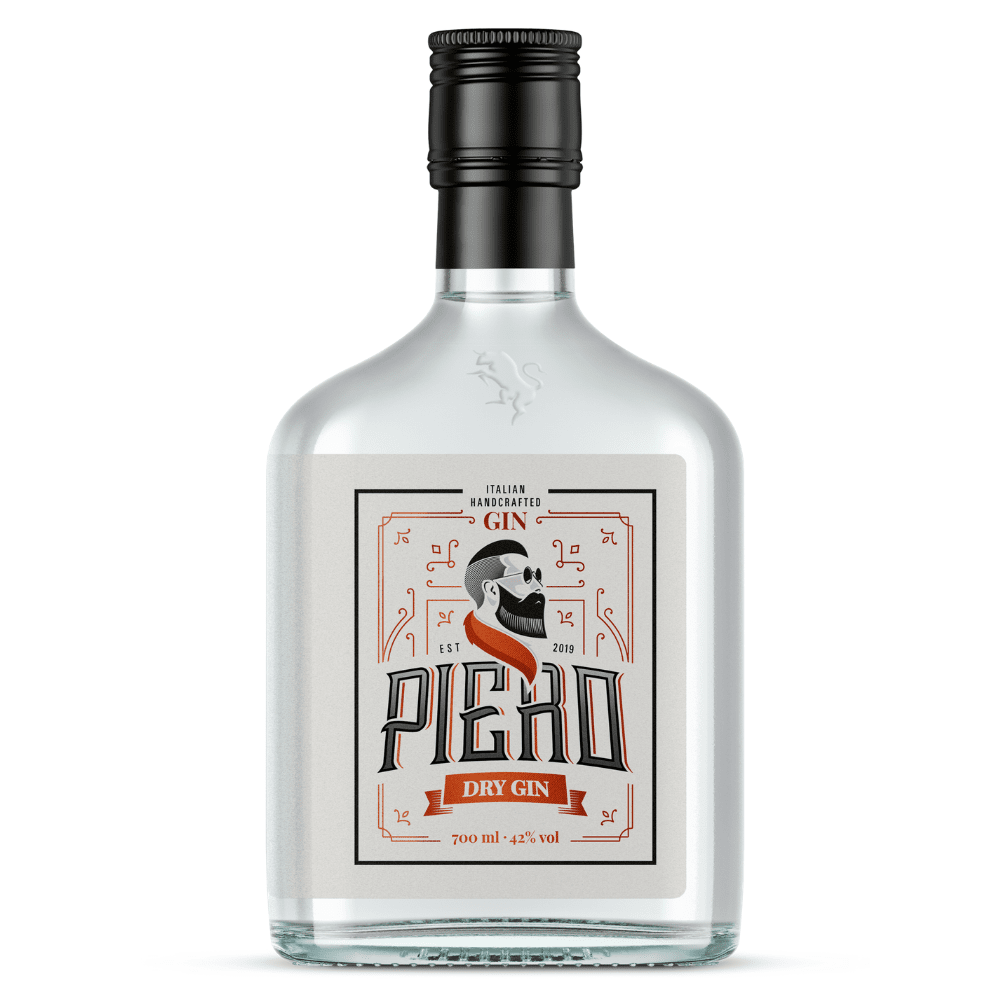 PIERO DRY GIN (0.7L, 42% Vol.)