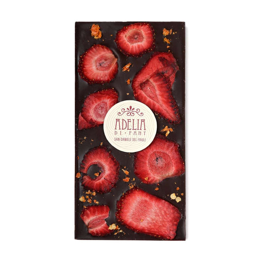 Adelia di Fant Le Speziate Golose Extra Fondente Fragole e Peperoncino 85 g