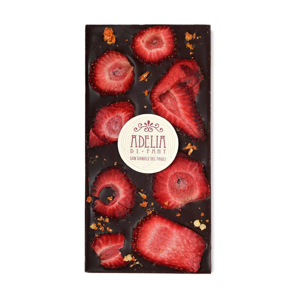 Adelia di Fant Le Speziate Golose Extra Fondente Fragole e Peperoncino 85 g