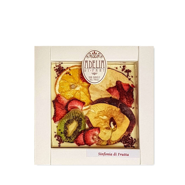 Adelia di Fant Sinfonia di Frutta Quadra Cioccolato Bianco Frutta Disidratata 90 g