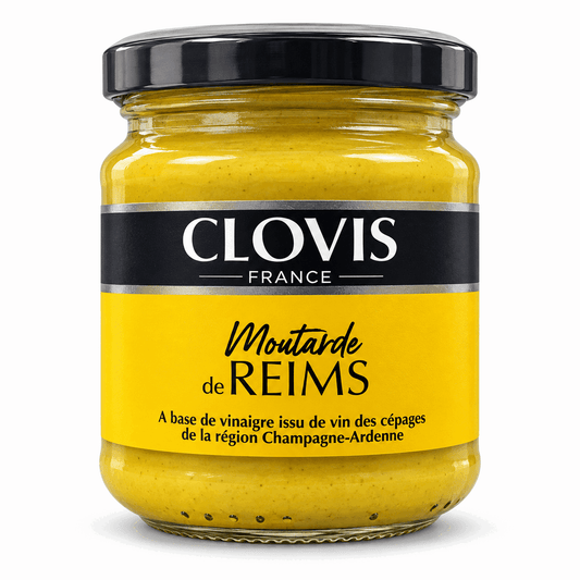 CLOVIS Moutarde de Reims Senape al Vino Bianco 200 g